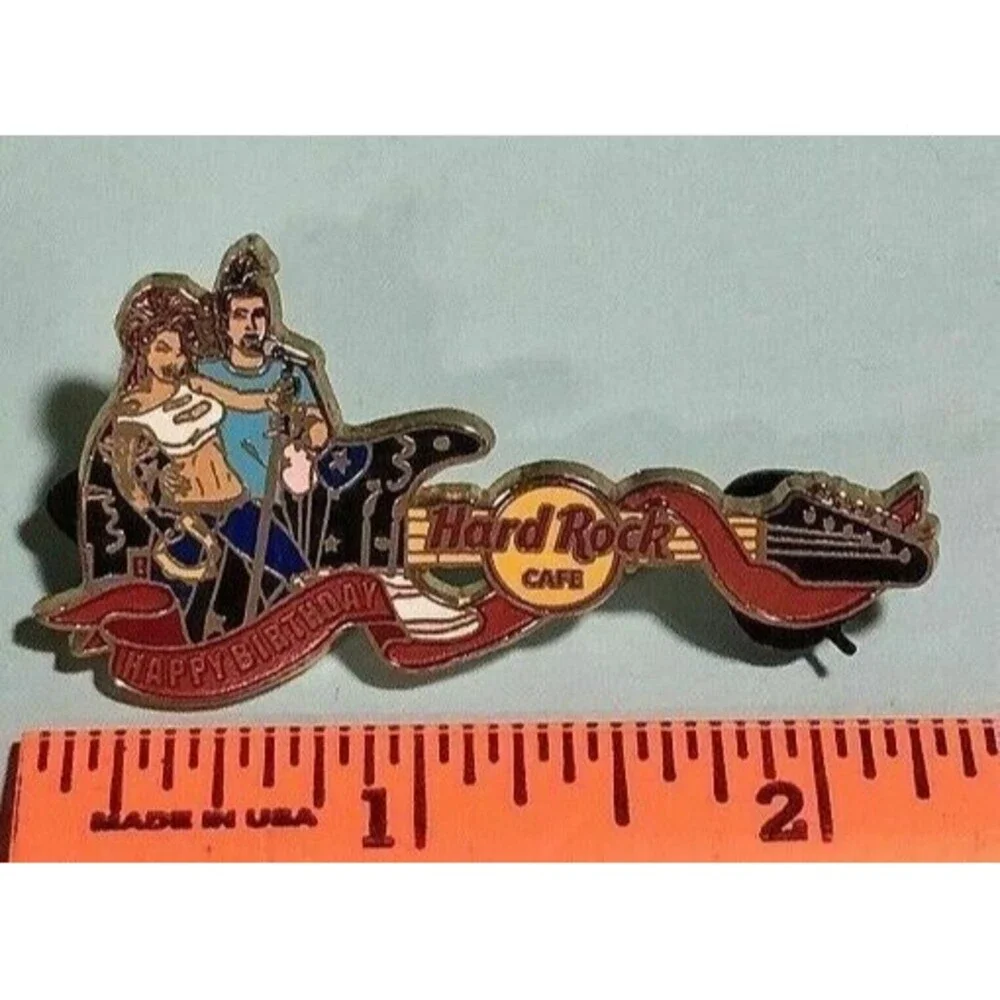 Hard Rock Cafe  Happy Birthday Limited Edition,Guitar Pin